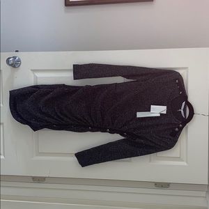 Veronica Beard NWT Ira dress silver and black